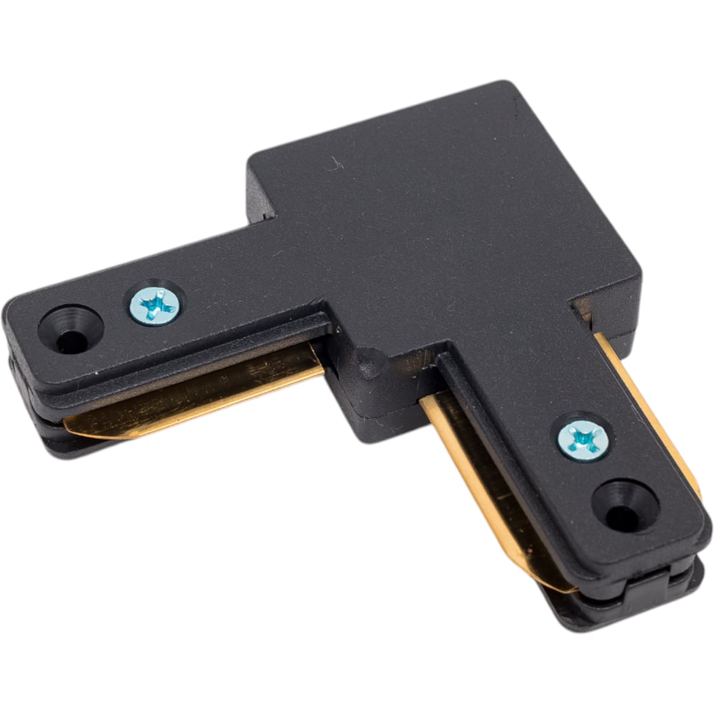 Коннектор Jazzway PTR P CL-BL черный L- образный для трековых систем ...