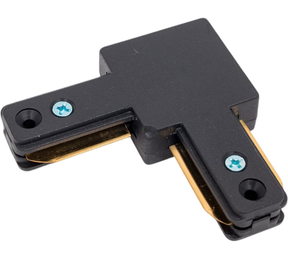 Коннектор Jazzway PTR P CL-BL черный L- образный для трековых систем PTR 5052116