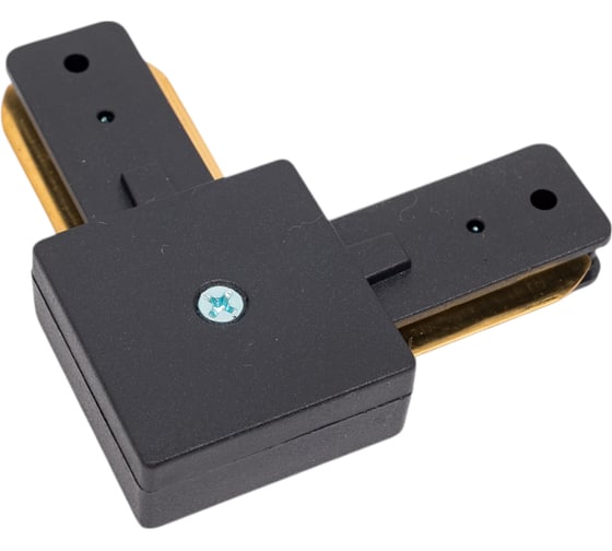 Коннектор Jazzway PTR P CL-BL черный L- образный для трековых систем PTR 5052116