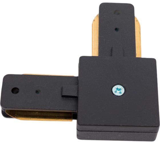 Коннектор Jazzway PTR P CL-BL черный L- образный для трековых систем PTR 5052116