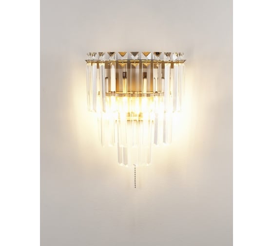 Настенный светильник Бра Moderli Crystal матовый хром V10739-2W