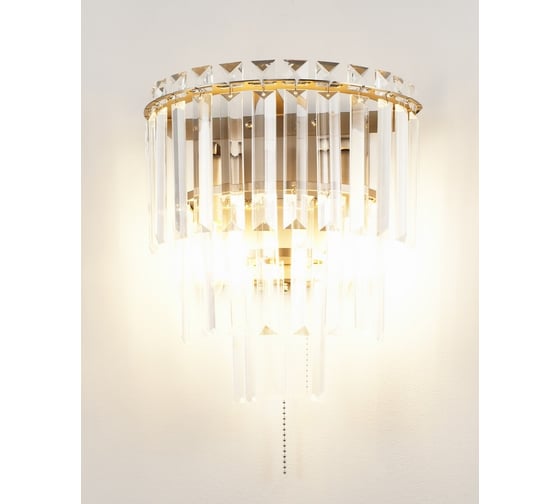 Настенный светильник Бра Moderli Crystal матовый хром V10739-2W