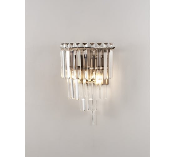Настенный светильник Бра Moderli Crystal матовый хром V10739-2W