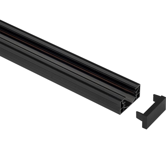 Шинопровод для трековых систем Jazzway PTR P 2M-BL черный (пластик) 2м 5052031