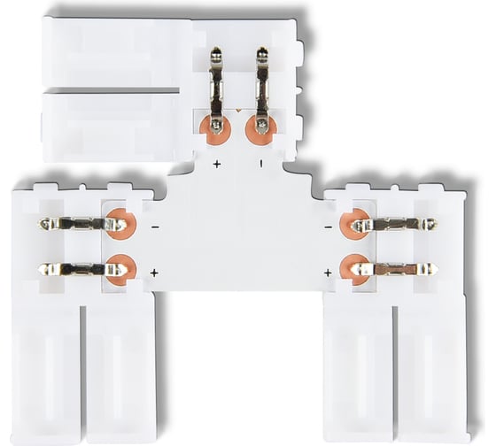 Соединитель T-образный Ambrella Light для светодиодной ленты 5050 12/24V (2 конт.) ILLUMINATION GS6951 1