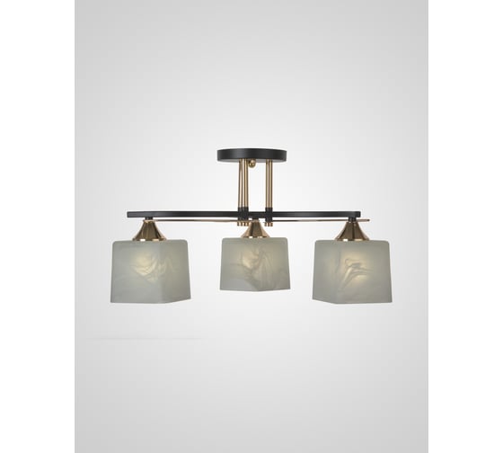 Потолочный светильник Мелодия Света P5535-3 BK+GD 000029940