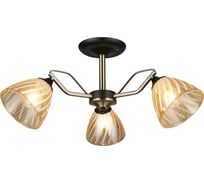 Потолочный светильник Мелодия Света P7401-3 BK+AB 000029924