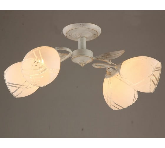 Потолочная люстра Мелодия Света P8496-4 WT+GD 000022539 1