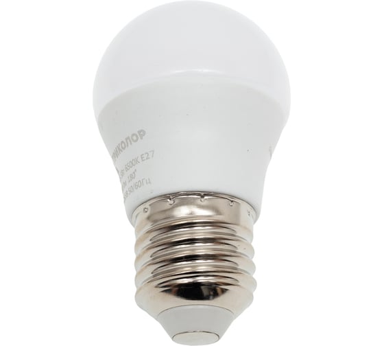 Лампа светодиодная Триколор LED G45 5Вт 6500K E27 LED-TR-G455w6KE27 1