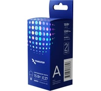 Лампа светодиодная Триколор LED А60 15Вт 6500K E27 LED-TR-А6015w6KE27