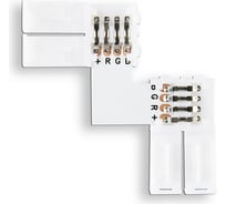 Соединитель угловой L-образный Ambrella Light для светодиодной ленты 5050 12/24V (4 конт.) ILLUMINATION GS6701