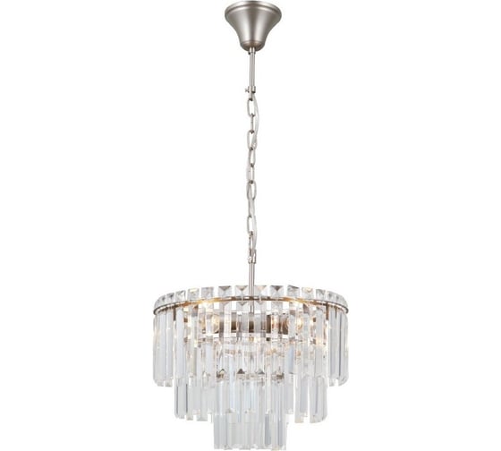 Люстра подвесная Moderli Crystal матовый хром V10736-4P 1