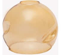 Плафон ЭЛЕТЕХ Полусфера мятый янтарь 1070908425