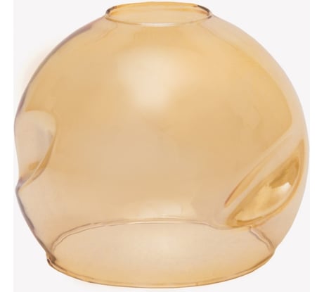 Плафон ЭЛЕТЕХ Полусфера мятый янтарь 1070908425