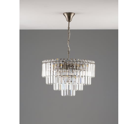 Люстра подвесная Moderli Crystal матовый хром V10738-9P