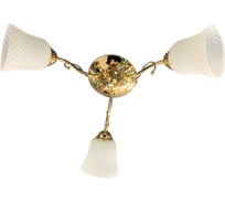 Люстра потолочная Elvan 38019/3A-E27-Gl+Wh LU-38019/3A-E27-Gl+Wh