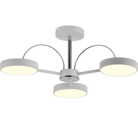 Светильник потолочный светодиодный Moderli Scandi белый, хром V10968-CL