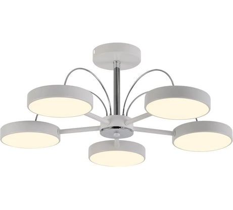 Светильник потолочный светодиодный Moderli Scandi белый, хром V10969-CL