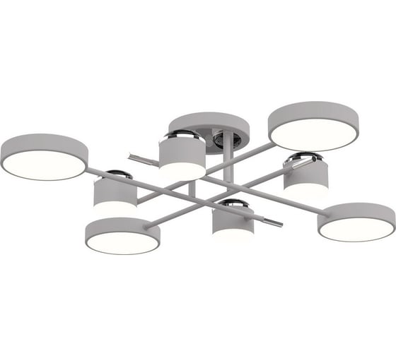 Светильник потолочный светодиодный Moderli Scandi серый, хром V10967-CL 1