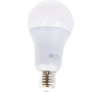 Светодиодная лампа Eurolux LL-E-A70-20W-230-2,7K-E27/груша, 20Вт, теплый белый, Е27 76/2/21