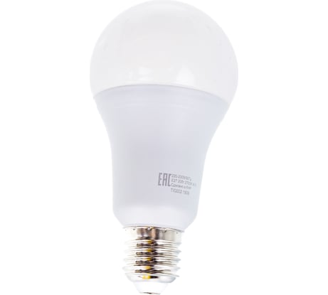 Светодиодная лампа Eurolux LL-E-A70-20W-230-2,7K-E27/груша, 20Вт, теплый белый, Е27 76/2/21