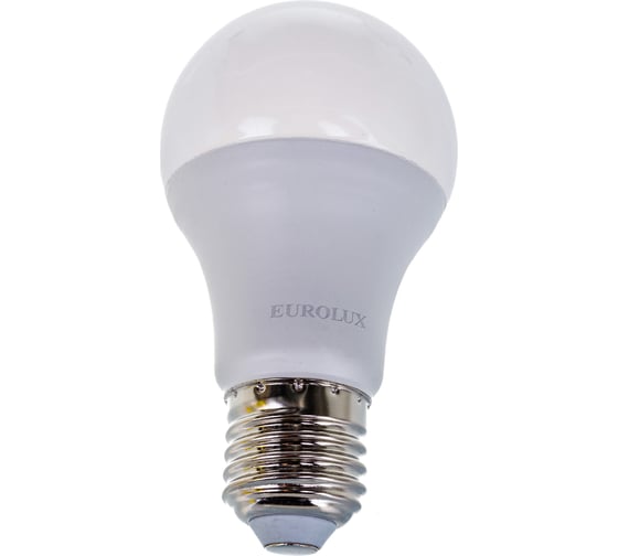 Светодиодная лампа Eurolux LL-E-A60-15W-230-4K-E27/груша, 15Вт, нейтральный, Е27 76/2/20