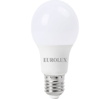 Светодиодная лампа Eurolux LL-E-A60-9W-230-2,7K-E27/груша, 9Вт, теплый белый, Е27 76/2/13