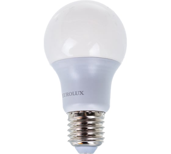 Светодиодная лампа Eurolux LL-E-A60-7W-230-4K-E27/груша, 7Вт, нейтральный, Е27 76/2/12
