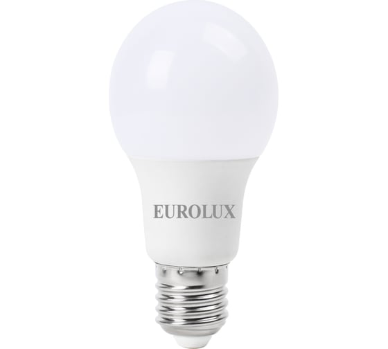 Светодиодная лампа Eurolux LL-E-A60-7W-230-2,7K-E27/груша, 7Вт, теплый белый, Е27 76/2/11