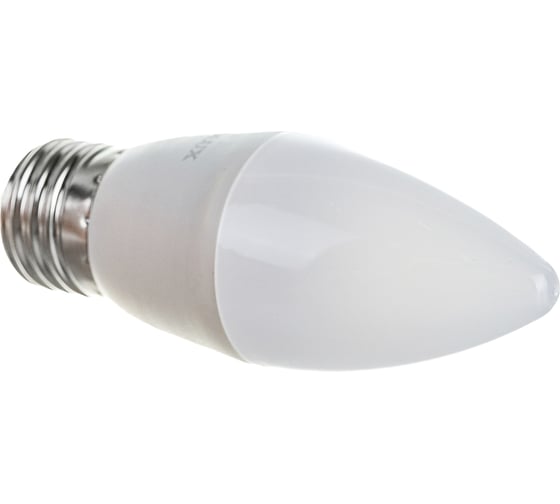 Светодиодная лампа Eurolux LL-E-C37-6W-230-2,7K-E27/свеча, 6Вт, теплый белый, Е27 76/2/9