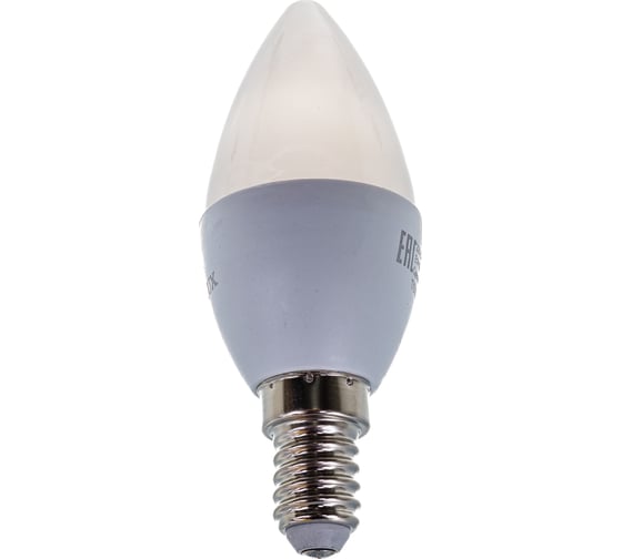 Светодиодная лампа Eurolux LL-E-C37-6W-230-2,7K-E14/свеча, 6Вт, теплый белый, Е14 76/2/2