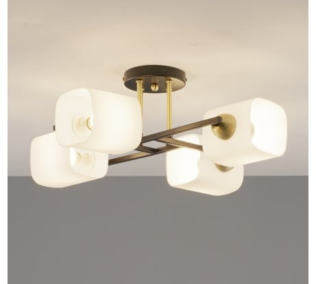 Люстра потолочная Moderli Street черный, золотой V10821-4C