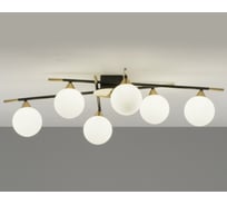Светильник потолочный Moderli Molecule черный, золотой V10836-6C