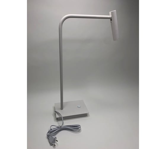 Настольная светодиодная лампа Elvan 6326-1x3W-3000K-Wh белая LA-6326/1-3W-WW-Wh