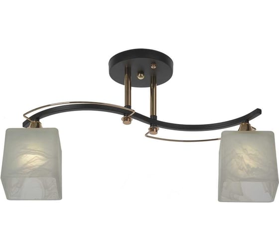 Потолочный светильник Мелодия Света P5535-2 BK+GD 000029939 1