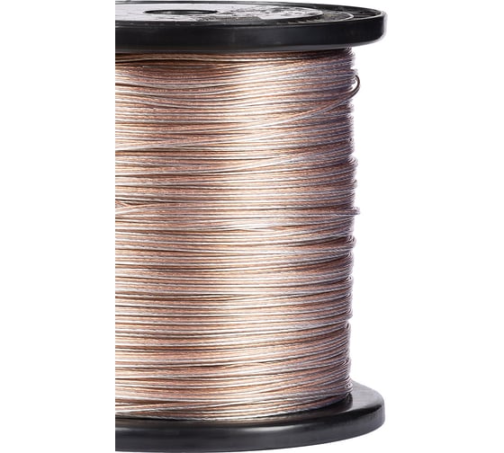 Провод для неона MAKSILED прозрачный, 24AWG, d-0.51мм, 0.205мм кв, 10 м ML-IS AWG 24 WIRE