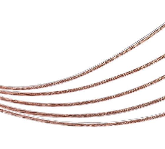 Провод для неона MAKSILED прозрачный, 26AWG, d-0.4мм, 0.13мм кв, 10 м ML-IS AWG 26 WIRE