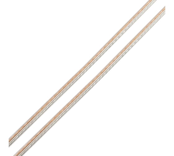 Провод для неона MAKSILED прозрачный, 26AWG, d-0.4мм, 0.13мм кв, 10 м ML-IS AWG 26 WIRE