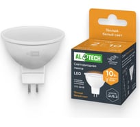 Лампочка светодиодная ALTECH LED MR16-10W-830-GU5.3 10Вт софит теплый белый свет 4673758071118