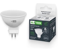 Лампочка светодиодная ALTECH LED MR16-8W-840-GU5.3 8Вт софит нейтральный белый свет 4673758071101