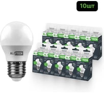 Лампочка светодиодная ALTECH LED G45-10W-840-Е27 нейтральный белый свет 10шт 4673758071552