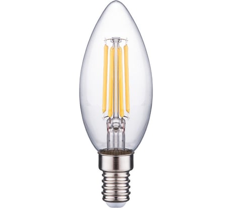 Светодиодная нитевидная лампа Фарлайт прозрачная свеча С35 11Вт 2700К Е14 FAR000122