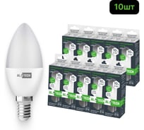 Лампочка светодиодная ALTECH LED С35-10W-840-E14 10Вт свеча нейтральный белый свет 10шт 4673758071200