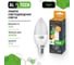 Лампочка светодиодная ALTECH LED С35-10W-830-E14 10Вт свеча теплый белый свет 4673758070067 2