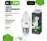 Лампочка светодиодная ALTECH LED С35-8W-840-E27 8Вт свеча нейтральный белый свет 10шт 4673758071187 2