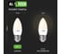 Лампочка светодиодная ALTECH LED С35-8W-830-E27 8Вт свеча теплый белый свет 10шт 4673758071170 4