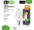 Лампочка светодиодная ALTECH LED С35-6W-830-E14 6Вт свеча теплый белый свет 4673758070005 2