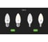 Лампочка светодиодная ALTECH LED С35-12W-840-E27 12Вт свеча нейтральный белый свет 4673758070135 6