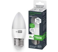 Лампочка светодиодная ALTECH LED С35-10W-840-E27 10Вт свеча нейтральный белый свет 4673758070098 33151518