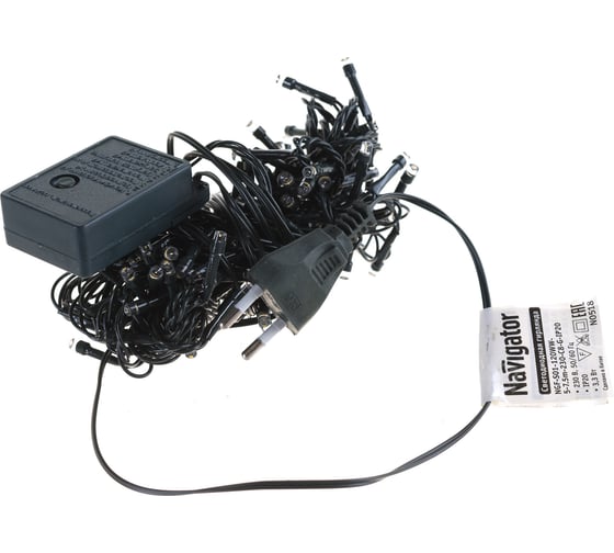 Гирлянда Navigator NGF-S01-120WW-5-7.5m-230-C8-G-IP20 61811
